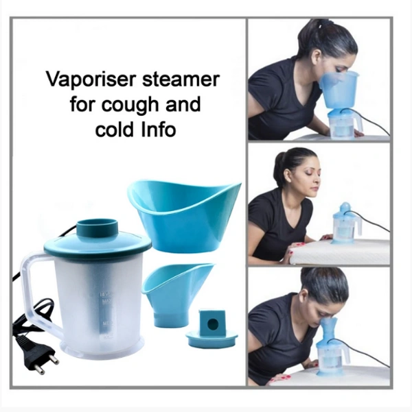 Vaporizer Steamer for cough,cold & facial, steam inhaler Vaporizer, Vaporizer Machine, Steam vaporizer for Facial & Cold and Cough Kids & Adults. (Multi Color) 